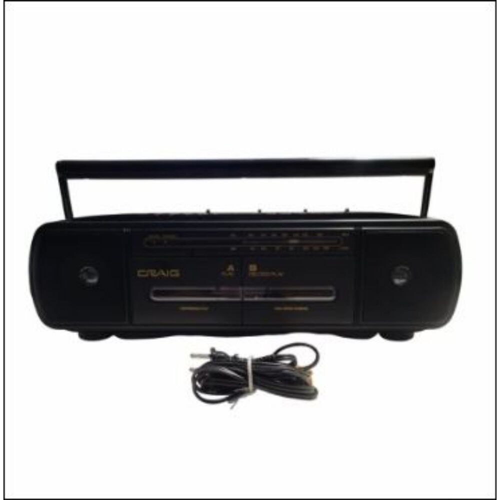 AM-FM Stereo Double Cassette Recorder brand new in box